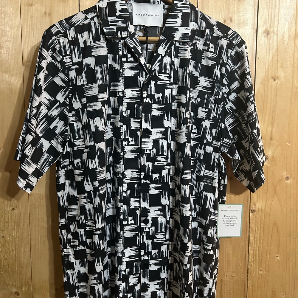 King & Tuckfield button front shirt